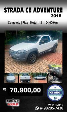 FIAT STRADA 1.8 MPI ADVENTURE CE 16V FLEX 2P MANUAL